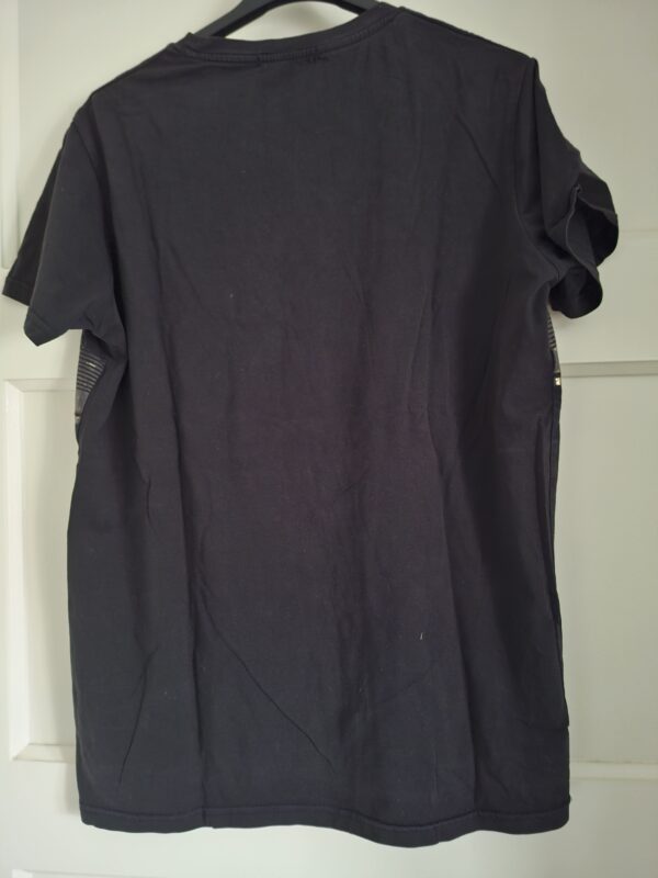 Belman T-shirt Zwart met Goudkleurige Print Maat L