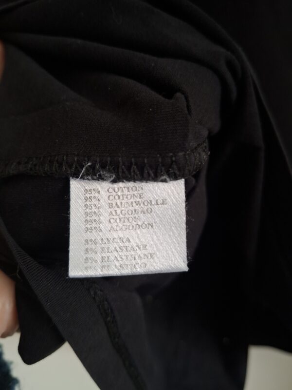 Belman T-shirt Zwart met Goudkleurige Print Maat L