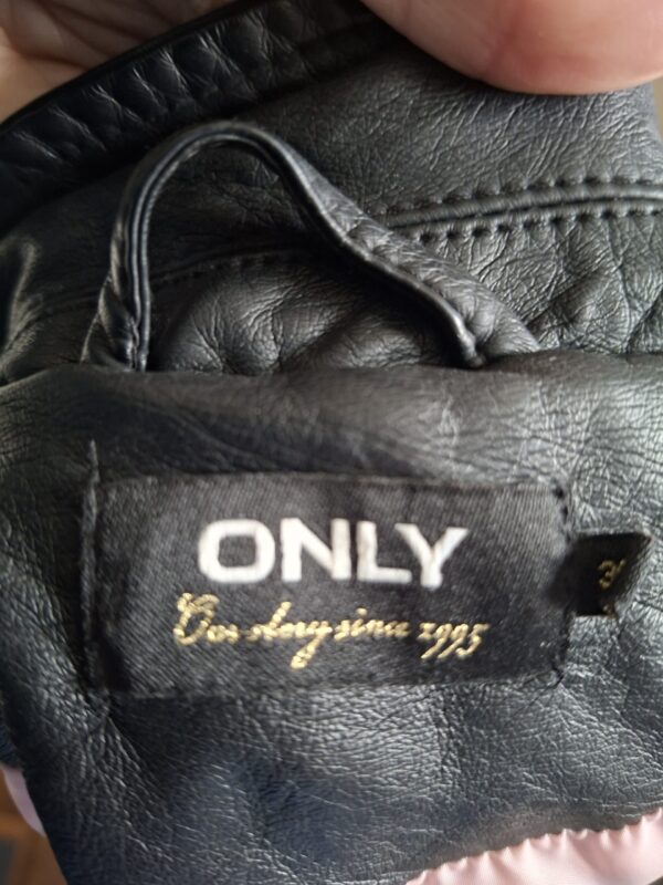 ONLY Bikerjack Imitatieleer Zwart Maat 36