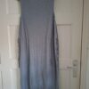 COS jurk grijs viscose mouwloos maat S/M