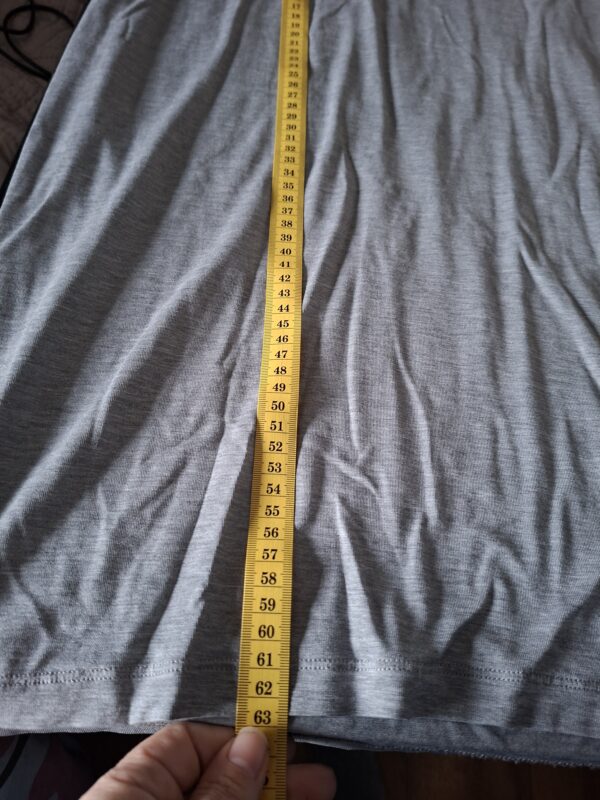 COS jurk grijs viscose mouwloos maat S/M