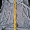 COS jurk grijs viscose mouwloos maat S/M