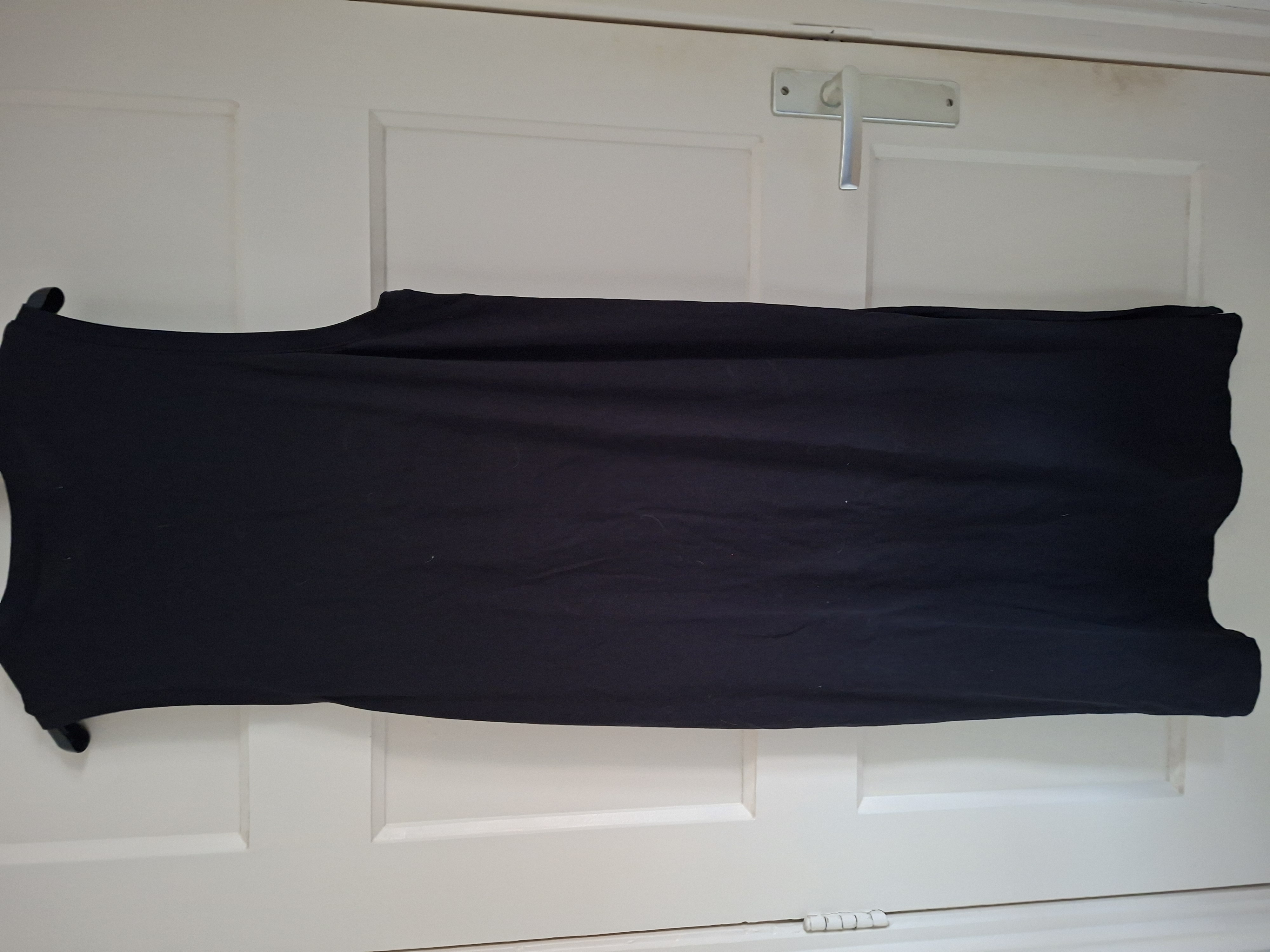 ADPT. jurk zwart mouwloos maat S/M