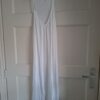 Hugo Boss jurk / onderjurk wit maxi maat S/M