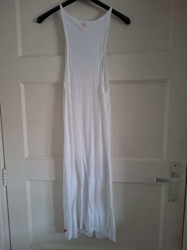 Hugo Boss jurk / onderjurk wit maxi maat S/M