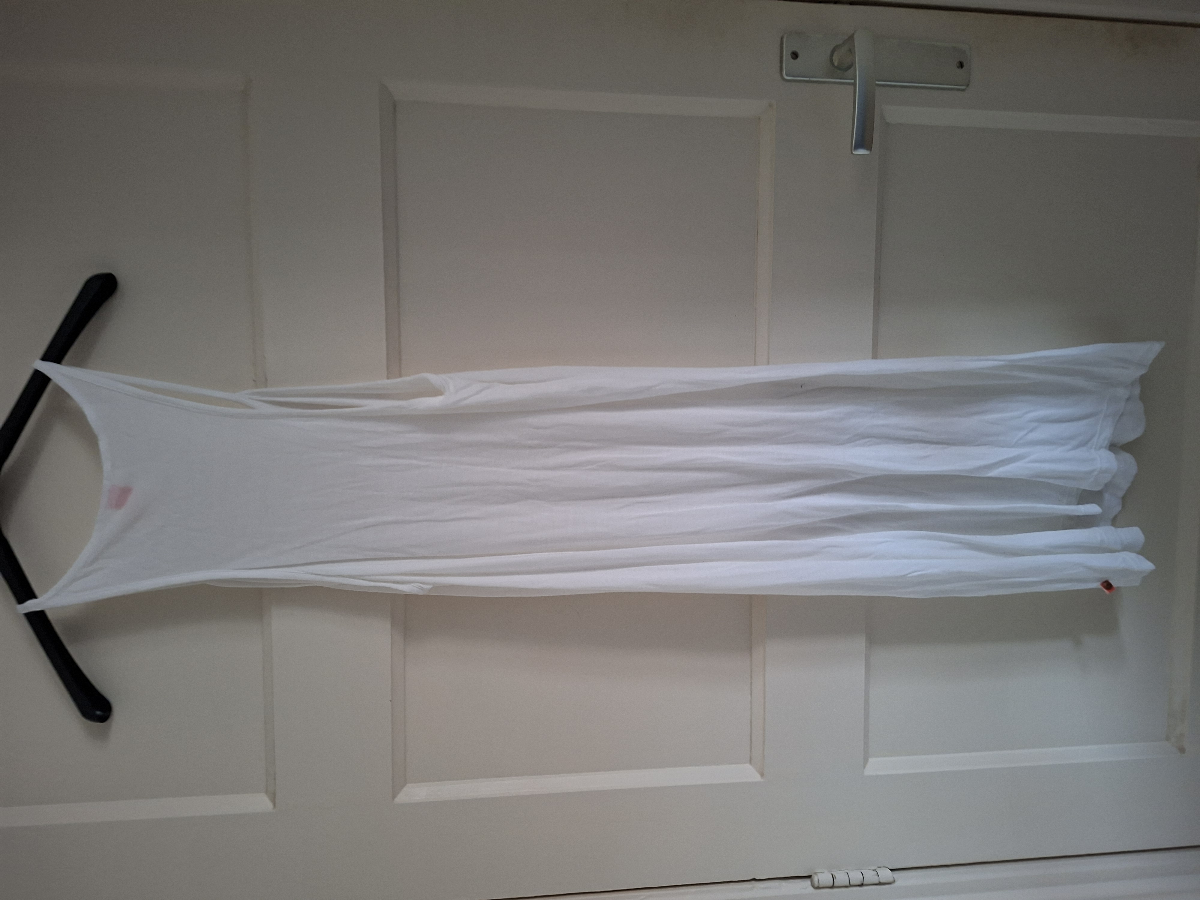 Hugo Boss jurk / onderjurk wit maxi maat S/M