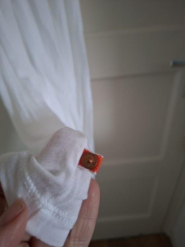 Hugo Boss jurk / onderjurk wit maxi maat S/M