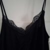Onderjurk / jurk zwart kant V-hals maat S/M