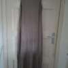 Soya Concept maxi jurk taupe mouwloos maat M