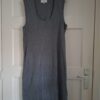 Essentiel Antwerp jurk grijs mouwloos met tailleband maat 3 (M)