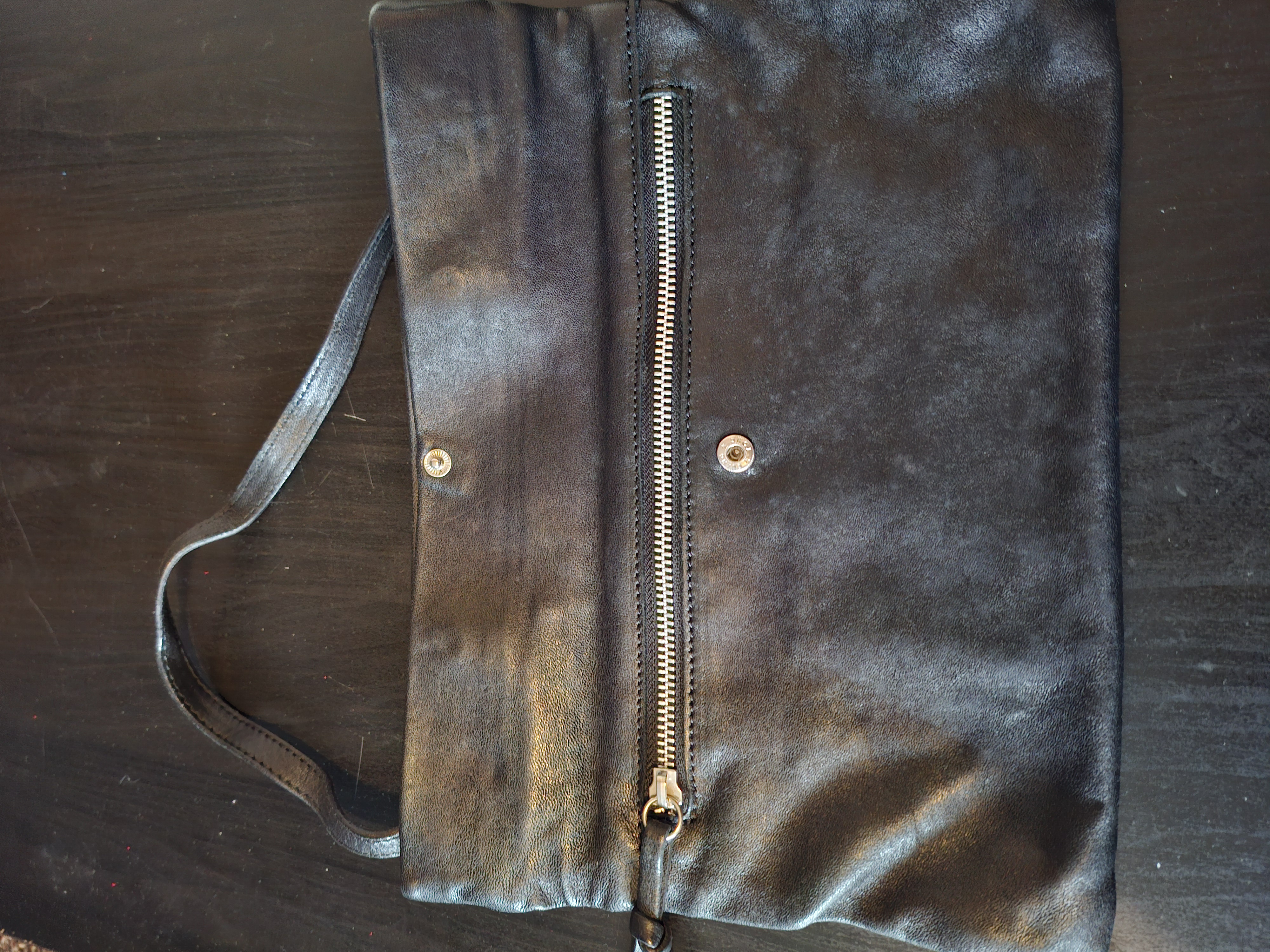 20260307_174334 Gianni Chiarini leren tas zwart washed Made in Italy