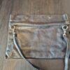 Gianni Chiarini leren tas zwart washed Made in Italy