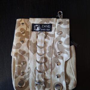 Zand Amsterdam riemtasje canvas beige bloemenprint