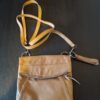 Sarah Pacini leren crossbody tas camel cognac