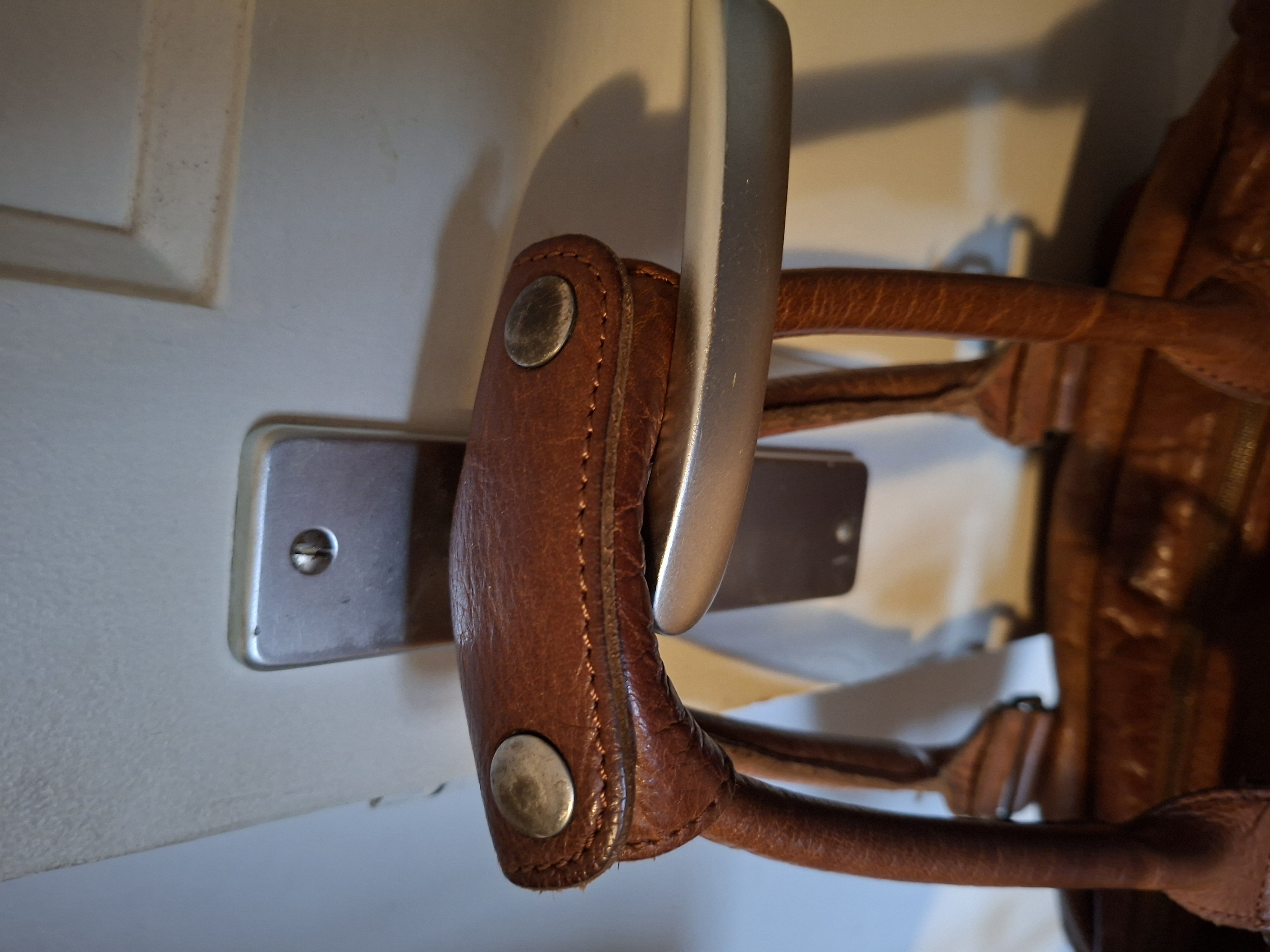 Sacha Leather Stuff leren handtas cognac