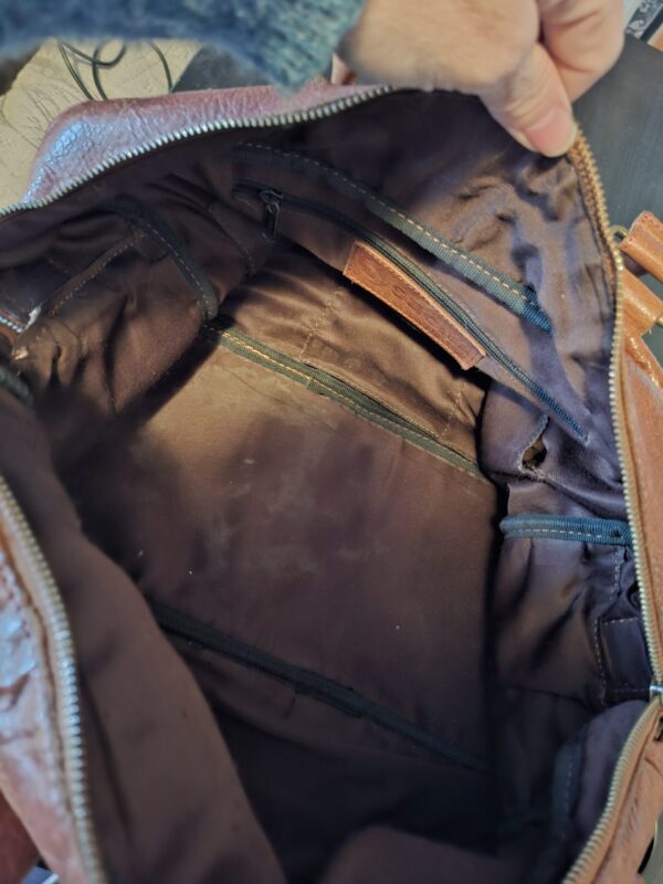 Sacha Leather Stuff leren handtas cognac