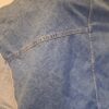 Zara spijkerjack asymmetrisch cape-mouw blauw maat M