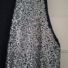 Costes pailletten gilet zwart zilver maat XL (ook L/M)
