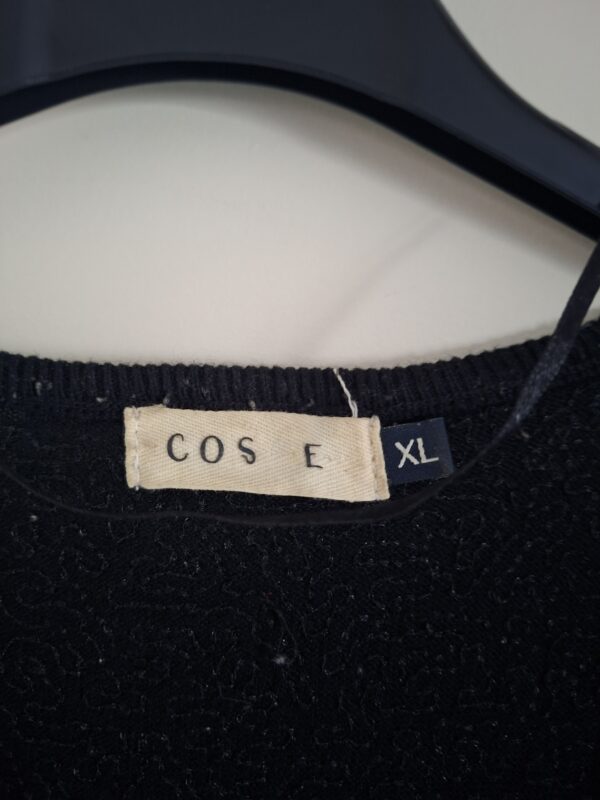 Costes pailletten gilet zwart zilver maat XL (ook L/M)