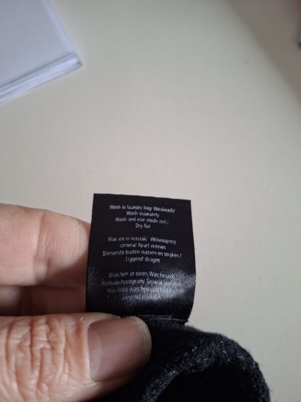 Costes pailletten gilet zwart zilver maat XL (ook L/M)