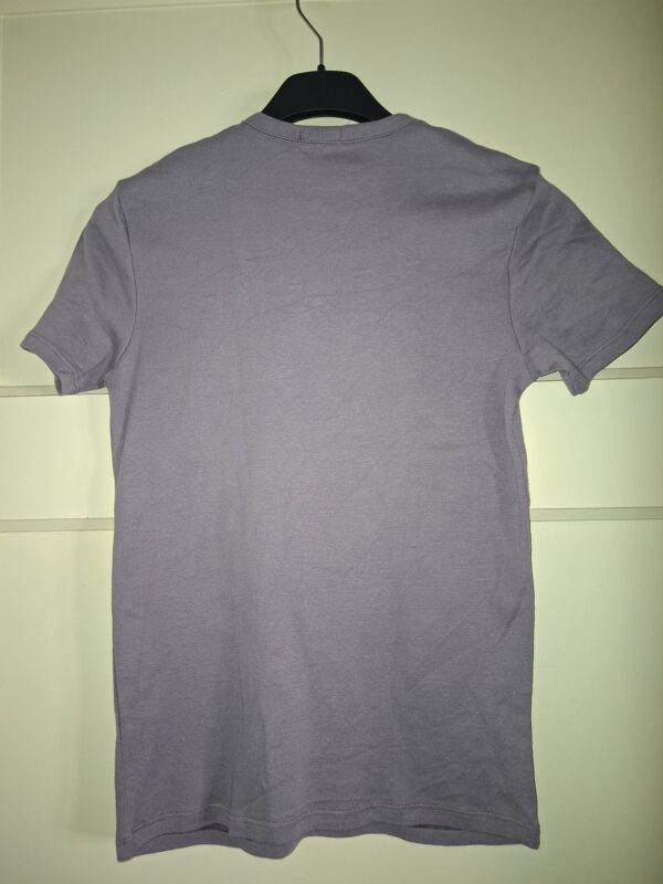 Benetton T-shirt lila/lavendel strass logo maat S
