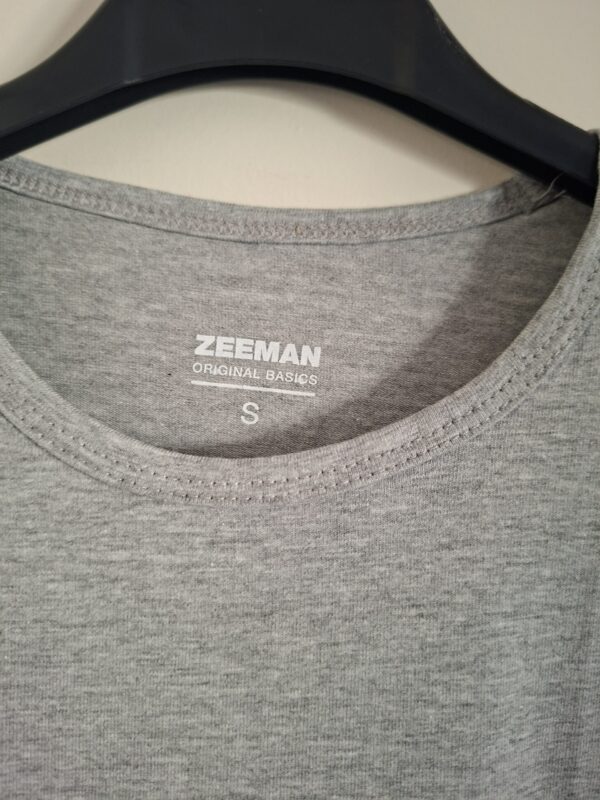 Zeeman longsleeve grijs extra lang maat S