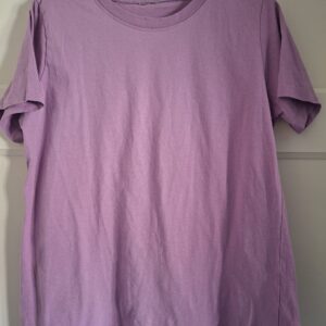 Lila T-shirt ronde hals maat S/M