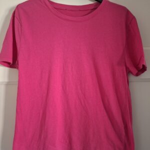 Fuchsia T-shirt ronde hals maat S/M