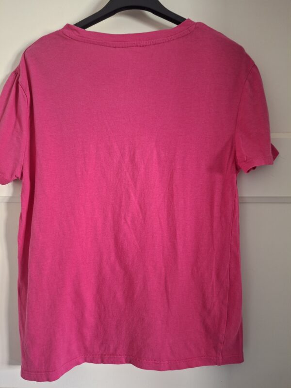 20260311_151802 Fuchsia T-shirt ronde hals maat S/M