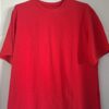 Rood basic t-shirt ruime maat 38 geen merk