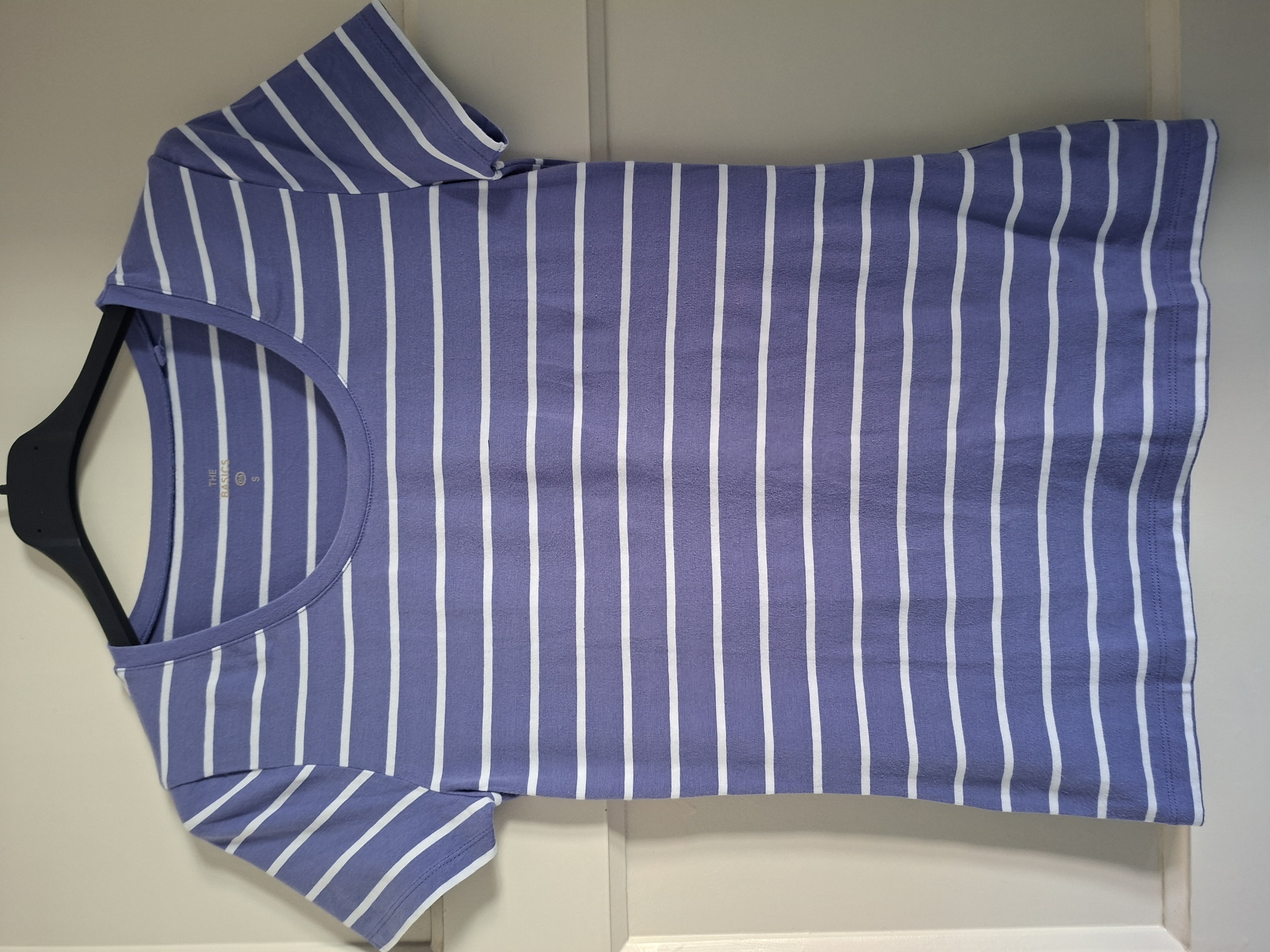 C&A The Basics t-shirt lila wit gestreept maat S