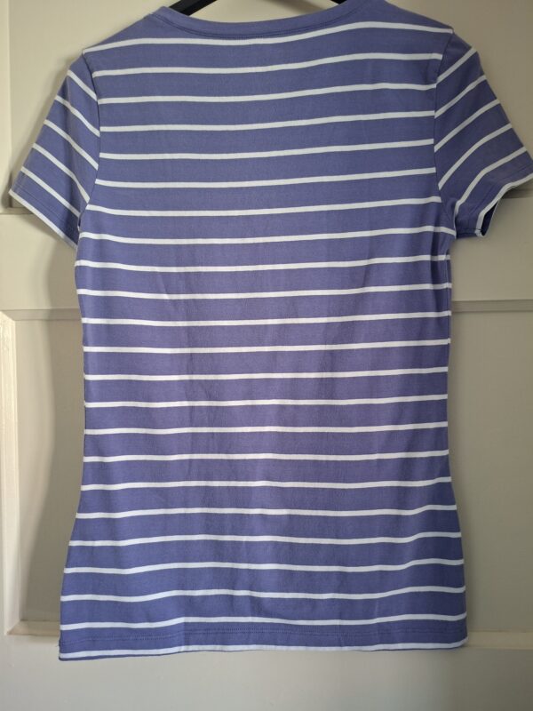 C&A The Basics t-shirt lila wit gestreept maat S