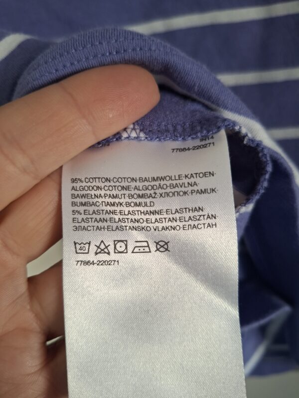 C&A The Basics t-shirt lila wit gestreept maat S