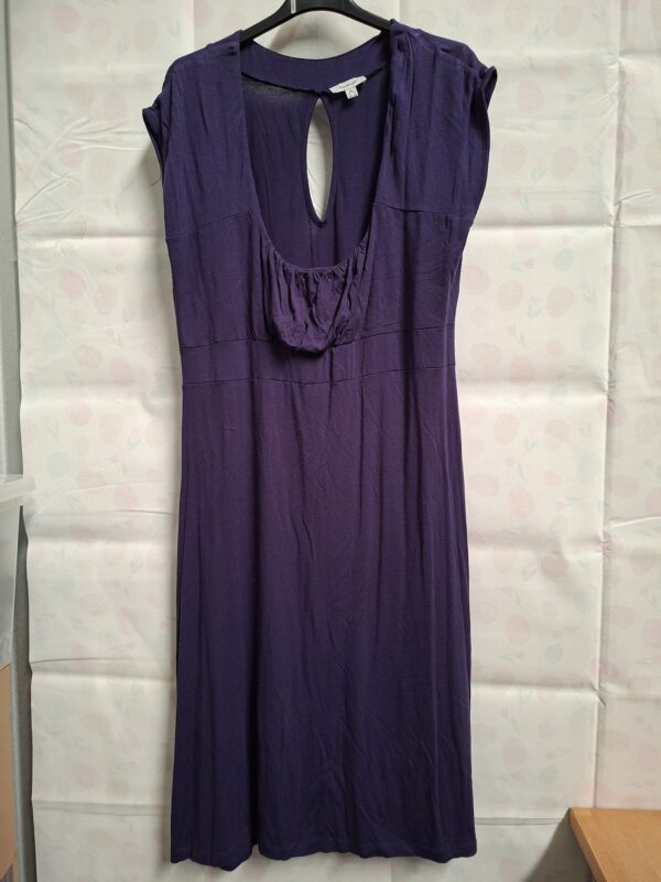 Fashion maxi jurk - Paars - Maat 46 (XL)