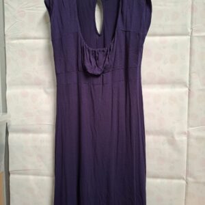 Fashion maxi jurk - Paars - Maat 46 (XL)