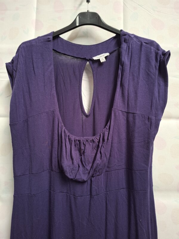 Fashion maxi jurk - Paars - Maat 46 (XL)