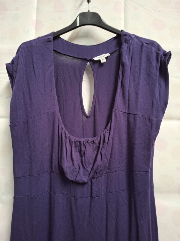 Fashion maxi jurk - Paars - Maat 46 (XL)