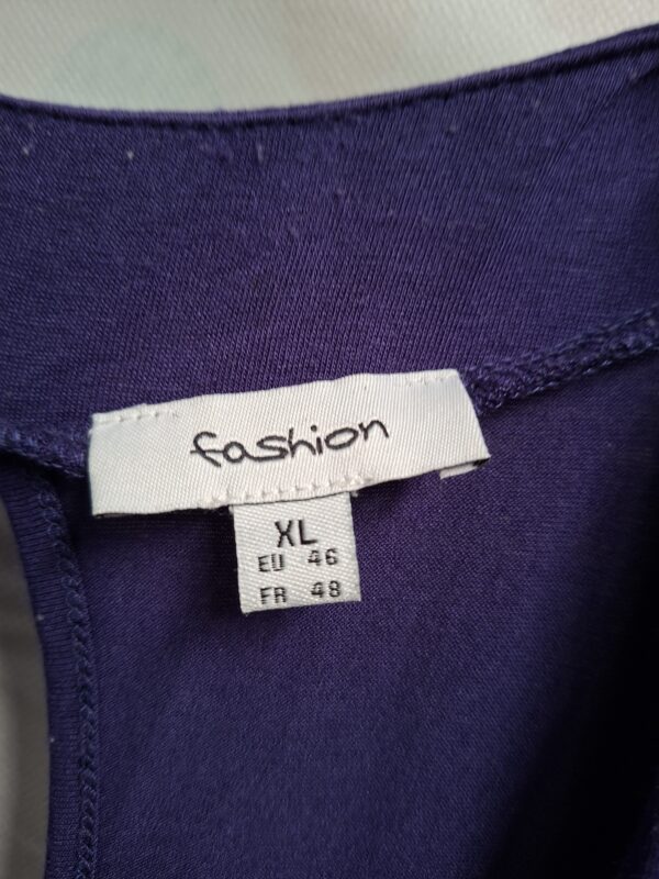 Fashion maxi jurk - Paars - Maat 46 (XL)