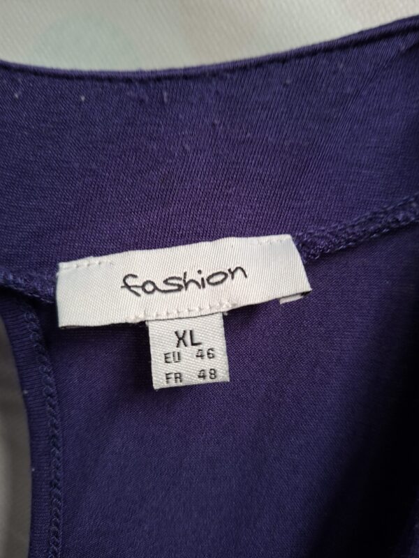 Fashion maxi jurk - Paars - Maat 46 (XL)