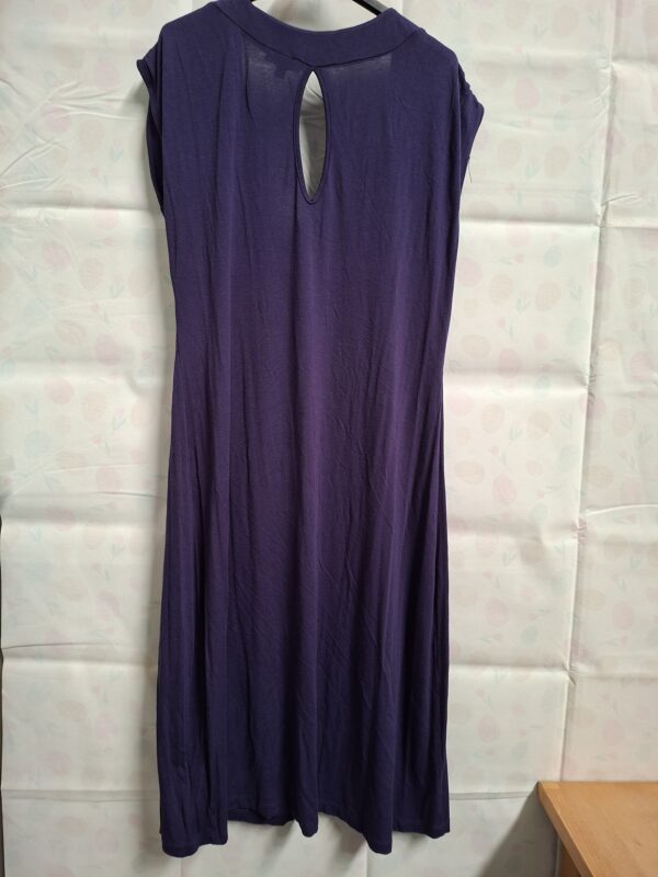 Fashion maxi jurk - Paars - Maat 46 (XL)