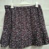 Holland House skort (rok met vast broekje) - Zwart bloemenprint - Maat L