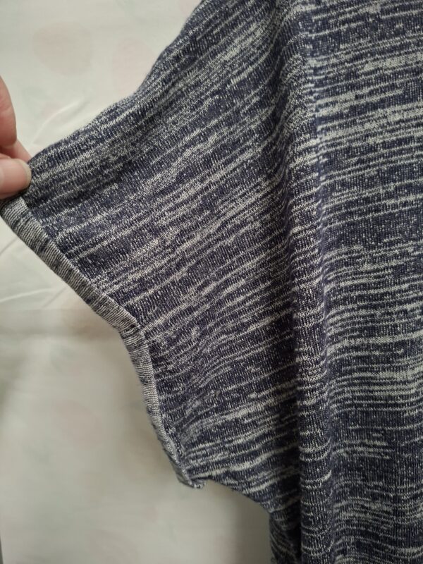 Liz Devy Casual Lifestyle jurk - Blauw-grijs gemêleerd - Maat XXL