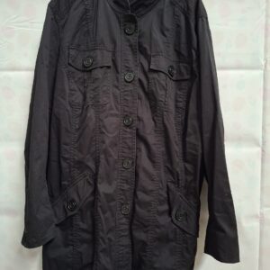 Zwarte H&Mtussenjas / voorjaarsjas - Zwart - Maat ca. 50-52