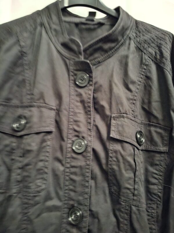 Zwarte H&Mtussenjas / voorjaarsjas - Zwart - Maat ca. 50-52