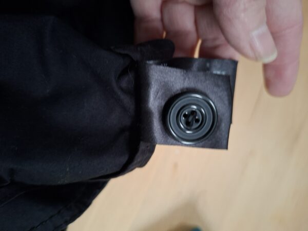 Zwarte H&Mtussenjas / voorjaarsjas - Zwart - Maat ca. 50-52