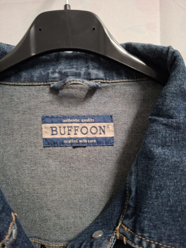 Buffoon spijkerjas / jeansjack - Middenblauw - Maat ca. 44-46