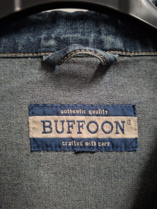 Buffoon spijkerjas / jeansjack - Middenblauw - Maat ca. 44-46