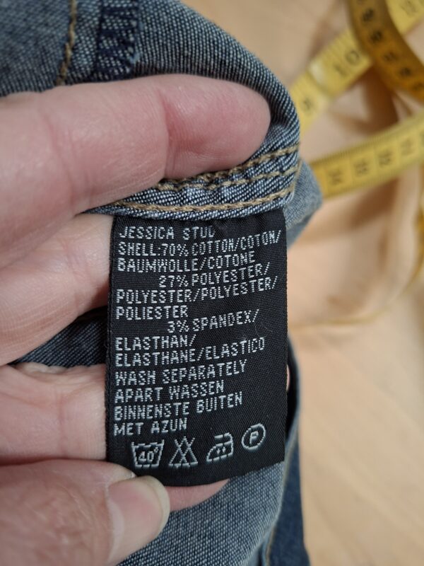 Buffoon spijkerjas / jeansjack - Middenblauw - Maat ca. 44-46