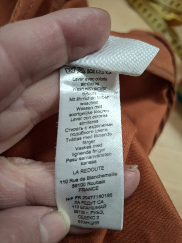 La Redoute zomerjas / safari jas - Roestbruin/oranje - Maat 48