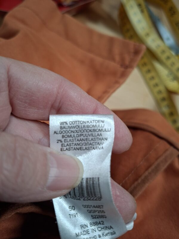 La Redoute zomerjas / safari jas - Roestbruin/oranje - Maat 48